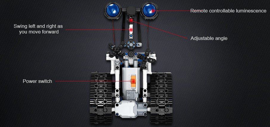 2in1 DIY steuerbarer Roboter mit vielen Funktionen für 35,40€