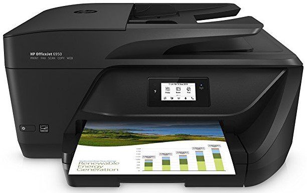 HP Mul­ti­funk­ti­ons­dru­cker OfficeJet 6950 mit WLan, Duplex, Instant Ink für 75€ (statt 80€)