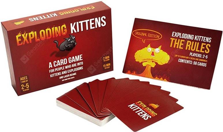 Exploding Kittens   Kartenspiel ab 6,34€ (statt 11€)   Prime