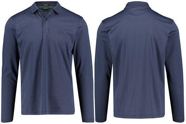 Hugo Boss Herren Langarm Poloshirt Pirol für 59,36€ (statt 70€)