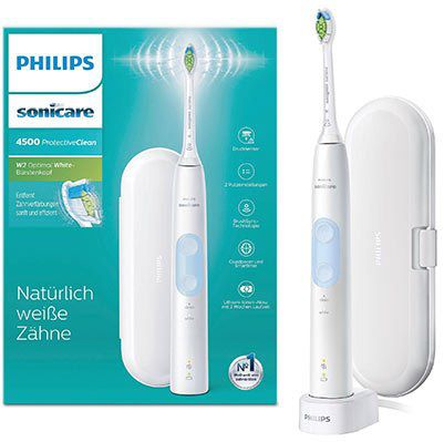 Philips Sonicare ProtectiveClean HX6839/28 – Schallzahnbürste Andruckkontrolle, Timer & Zubehör ab 54,35€ (statt 68€)