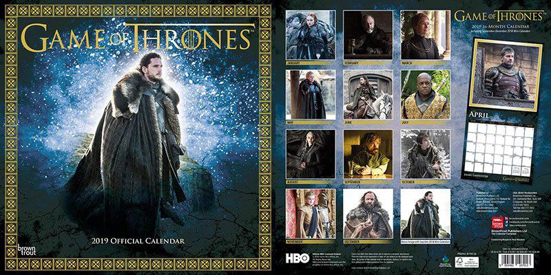Game Of Thrones Kalender 2019 für 8€ (statt 11€)
