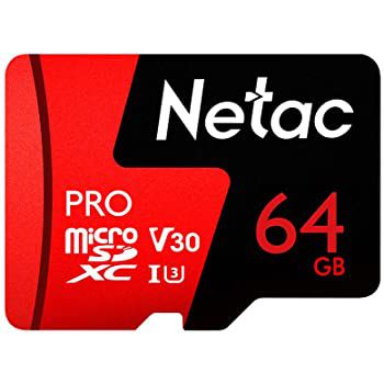 Netac Pro 64GB MicroSD Speicherkarte für 11,89€   Prime