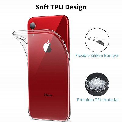 HOTUCG transparente TPU Schutzhülle passend für iPhone XR für 6,99€ (statt 10€)