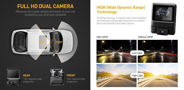 Beawelle Dashcam (DE 008) für 44,99€ (statt 90€)