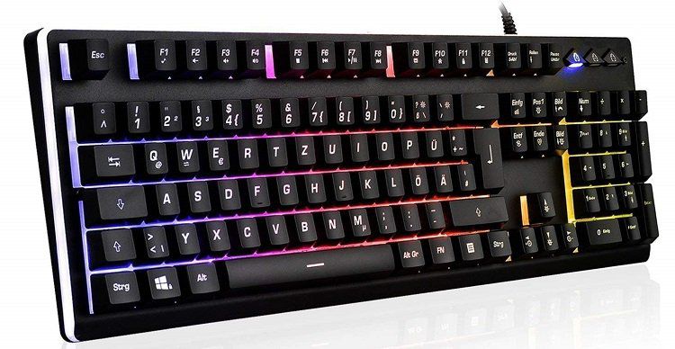 Siensync Gaming mechanische Tastatur mit RGB LED Backlight für 22,99€ (statt 32€)
