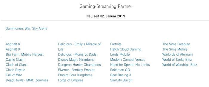 Junge Leute: Telekom MagentaMobil XS Young mit 2GB LTE für 9,95€ mtl. + StreamOn Gaming