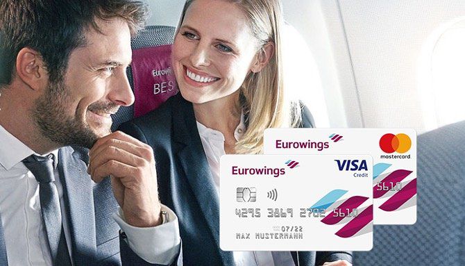 Barclaycard Visa von Eurowings 1 Jahr kostenlos + 50€ Guthaben + 5.000 Meilen + 1 Meile pro 1€ Umsatz