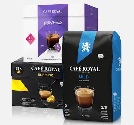 368 Cafe Royal Kapseln (für Dolce Gusto) für 52,30€ + 2 gratis Gläser   nur 0,14€ pro Portion!