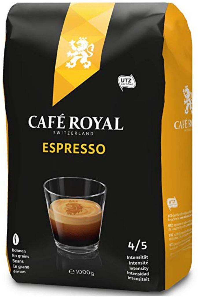 1kg Paket Café Royal Espresso Bohnen nur 6,59€ (statt 15€) inkl. VSK als Primer