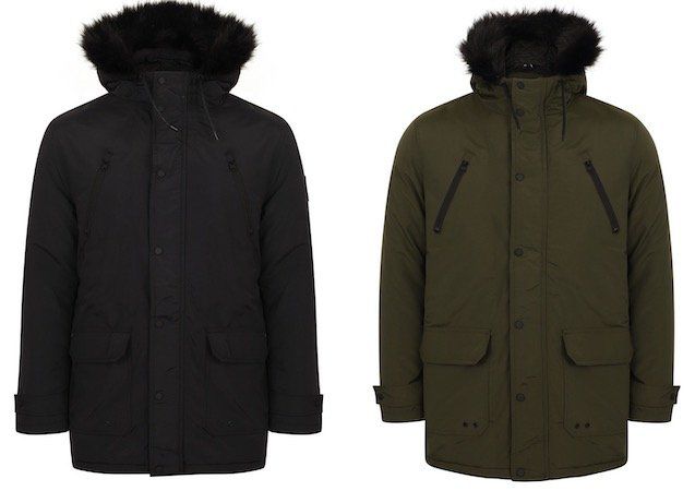 Tokyo Laundry Lenart Fur Trim Hooded Parka für 28,94€ (statt 50€)