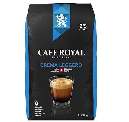 1kg Café Royal Crema Leggero Bohnenkaffee ab 6,80€ (statt 10€)