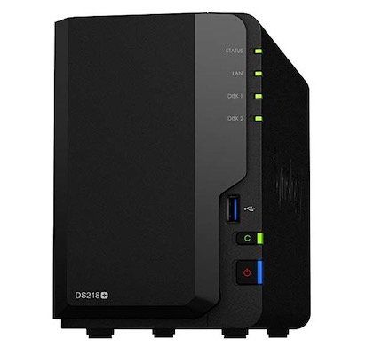 Synology DiskStation DS218+ 8TB Bundle (2 x 4 TB WD Red) für 487,05€ (statt 537€)