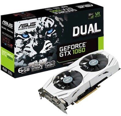 Asus GeForce GTX 1060 Grafikkarte mit 6GB für 211€ (statt 270€)