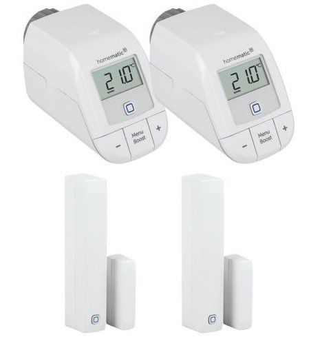 2er Set Homematic IP Thermostat + Fensterkontakt für 79,95€ (statt 90€)