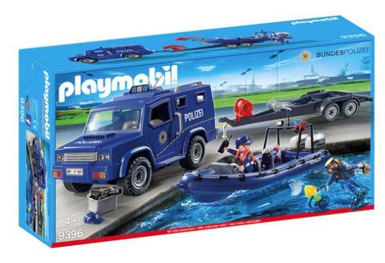 Playmobil City Action   Bundespolizei Truck mit Schnellboot (9396) für 23,94€ (statt 35€)