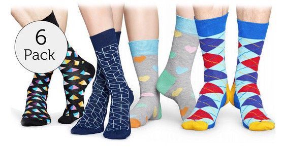 6er Pack Happy Socks Socken für 30,90€ (statt 42€)