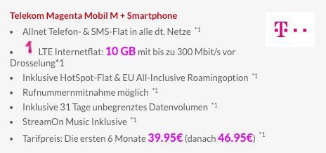 Samsung Galaxy S9 + 50 Hitachi UHD Fernseher für 99€ + Telekom Magenta Mobil M mit bis 10GB LTE ab 45,20€ mtl.