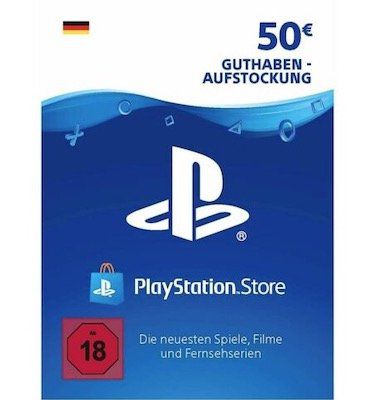 50€ Playstation Network Guthaben für 40,29€