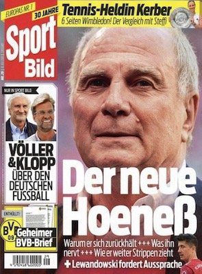 Sport Bild 6 Ausgaben gratis (statt 14,40€) + einmalig 3,95€ VSK + automatisch auslaufend