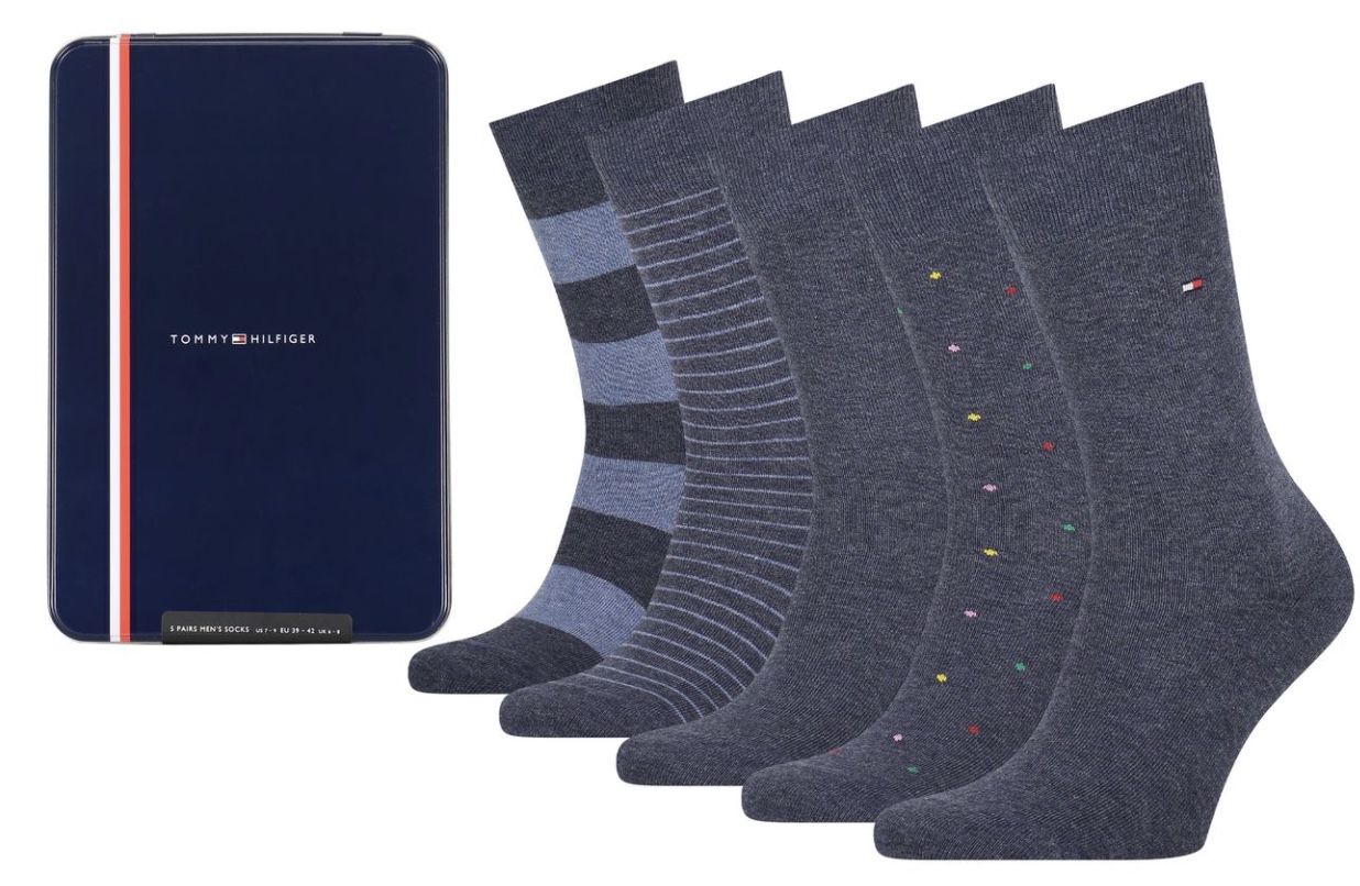 5 Paar Tommy Hilfiger Socken inkl. Geschenkbox für 19,95€ (statt 26€)