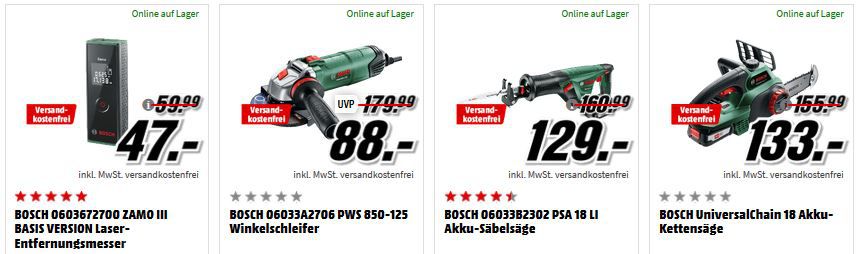 Media Markt Bosch Tiefpreisspätschicht: günstige Haushaltsartikel: z.B. BOSCH MMBM Standmixer Edelstahl für 27€ (statt 32€)