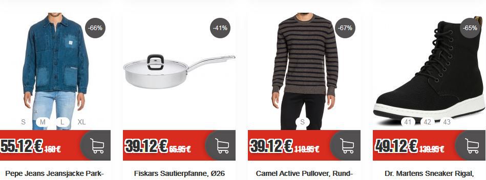 Top12: Abstauber Deals mit z.B. Tommy Hilfiger Blouson für 64,12€ (statt 99€)