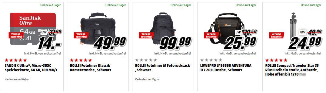 Media Markt Foto Late Night Aktion:  günstiges Foto Zubehör: z.B.  DJI MAVIC PLATINUM + AKKU BUNDLE Drohne für 949€ (statt 1.140€)