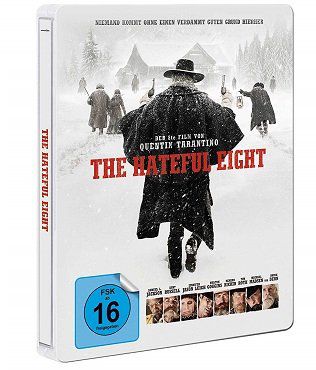 The Hateful 8 Steel Edition als Blu ray für 9€ (statt 23€)