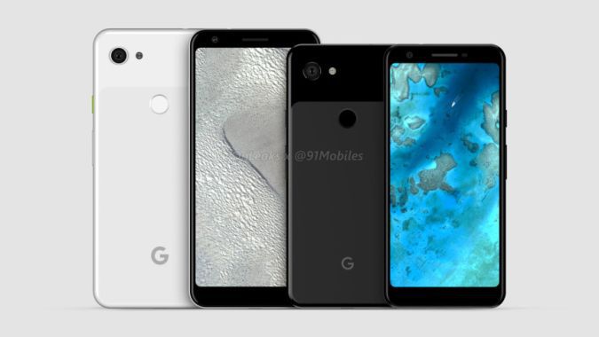 Neue Informationen und Render Bilder zu Google Pixel 3 Lite Modellen