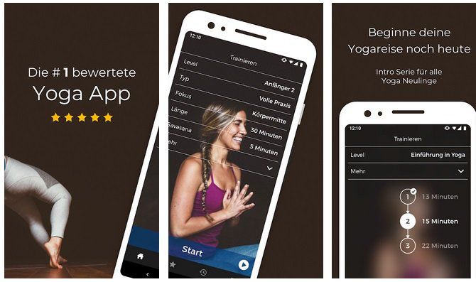 Android: Yoga App Down Dog kostenlos (statt 29,99€)