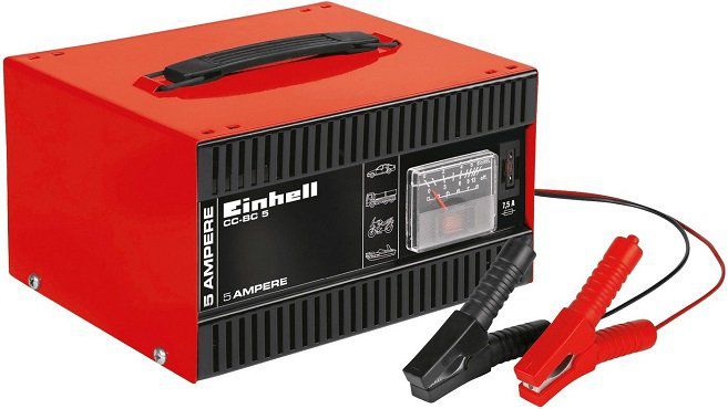 Einhell CC BC 5 Batterie Ladegerät in Rot/Schwarz für 18€ (statt 22€)