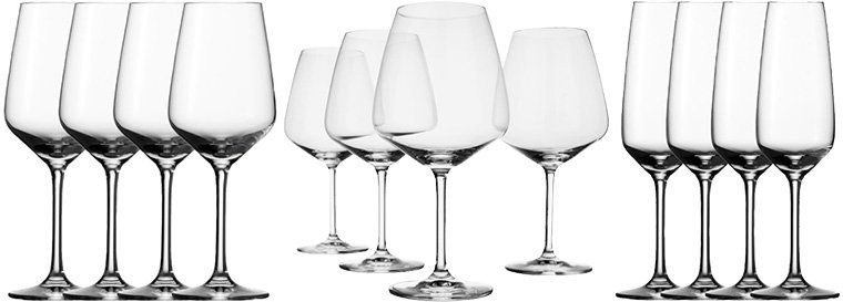 Villeroy & Boch Vivo Basic Gläsersets wie z.B. 4er Pack Weißwein , Sekt  oder Trinkgläser für je 8€ (statt 15€)