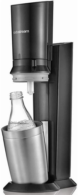 Sodastream Crystal Super Spar Pack mit 60L Zylinder + 3 Karaffen + 2 Sirup für 76,54€ (statt 137€)