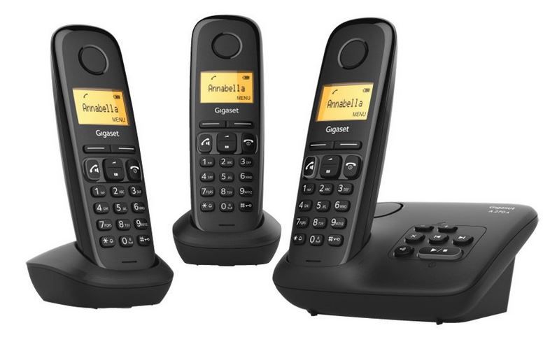 GIGASET A270A Trio DECT Schnurlos Telefone mit AB für 30€ (statt 51€)