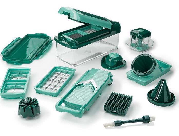 Nicer Dicer Fusion Smart   17teiliger Multischneider für Gemüse u. Obst ab 32,99€ (statt 60€)