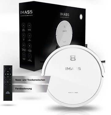 IMASS 2in1 A3 Prime Clean Saugroboter mit Wischfunktion für 139,95€ (statt 181€)