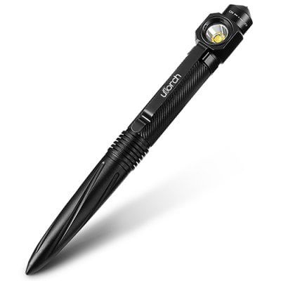 Utorch Tactical Pen mit Taschenlampe, Sicherheitshammer & Pfeife u.a. für 8,54€