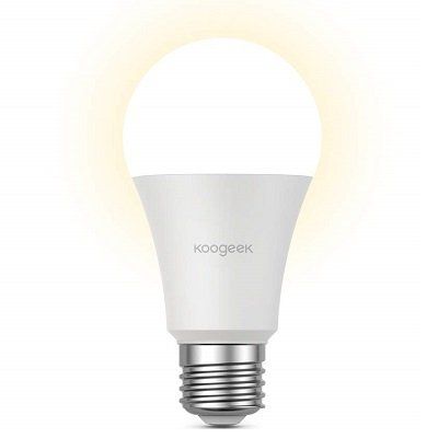 Koogeek WiFi Smart Birne (E27, warmweiß, Alexa, Google Assistant & Homekit) für 14,99€ (statt 20€)