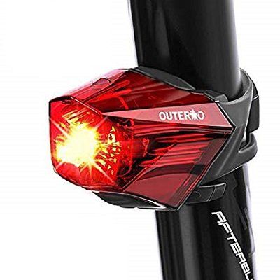 OUTERDO Fahrrad Rücklicht mit wiederaufladbaren Akku (StVZO zugelassen) für 13,01€ (statt 19€)