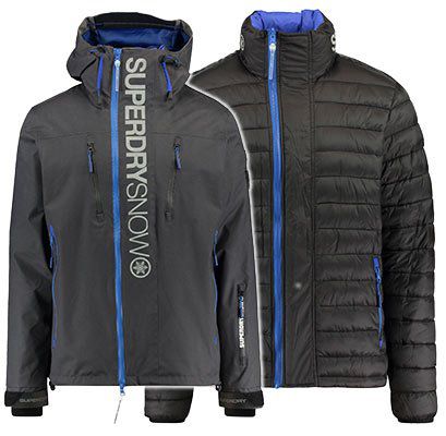 Superdry Herren Ski  & Doppeljacke ″Super SD Multi Jacket″ für 130,91€ (statt 195€)