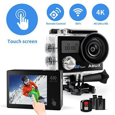 ABOX 4K Action Cam mit Touchscreen & Fernbedienung für 24,99€ (statt 50€)