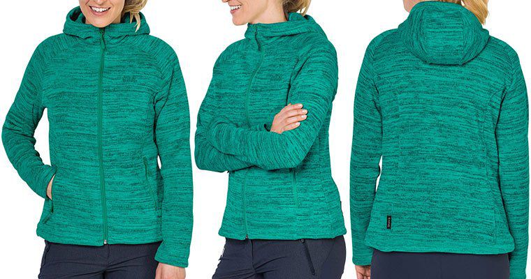 Jack Wolfskin Damen Fleecejacke Aquila Hooded Jacket für 55,11€ (statt 80€)