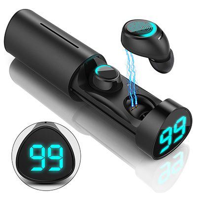 DigiHero Bluetooth Kopfhörer mit Touchbedienung & Ladeschale für 44,99€ (statt 60€)