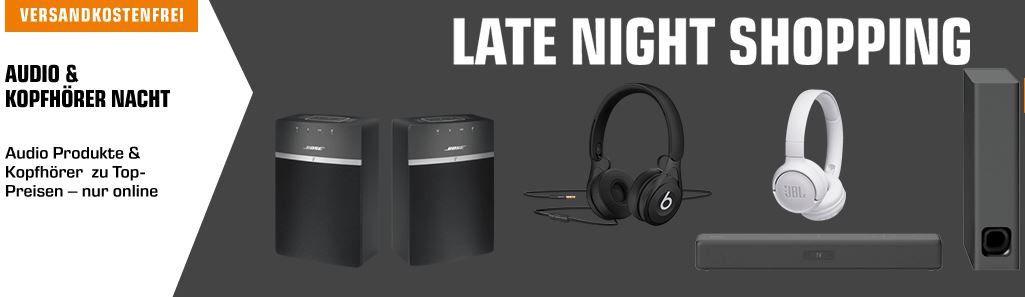 Saturn Late Night Audio & Kopfhörer Nacht: z.B. JBL Tune 500BT für 37,99€ (statt 46€)