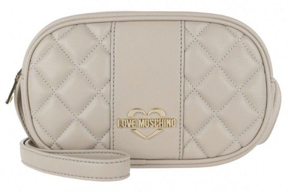 Love Moschino Quilted Nappa Crossbody Bag Tortora für 54,80€ (statt 105€)