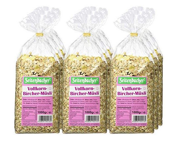 Vorbei! 9kg Seitenbacher Vollkorn Bircher Müsli ab 11,97€ (statt 33€)