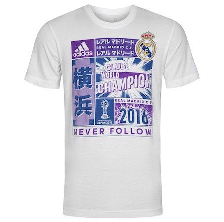 adidas Real Madrid Club World Champion WM T Shirt für 5,06€ (statt 9€)