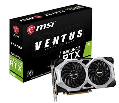 MSI GeForce RTX 2060 Ventus OC 6GB für 300€ (statt 375€)   genau lesen!
