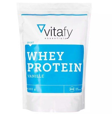 1kg vitafy Whey Protein Essentials für 9,88€ inkl. VSK (statt 14€)   MHD 23.04.2019